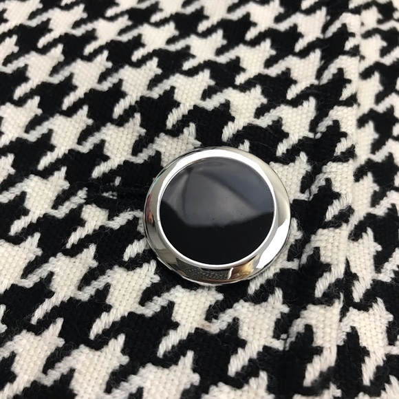 Carmen Marc Valvo Size Small Black White Coat - Picture 4 of 8